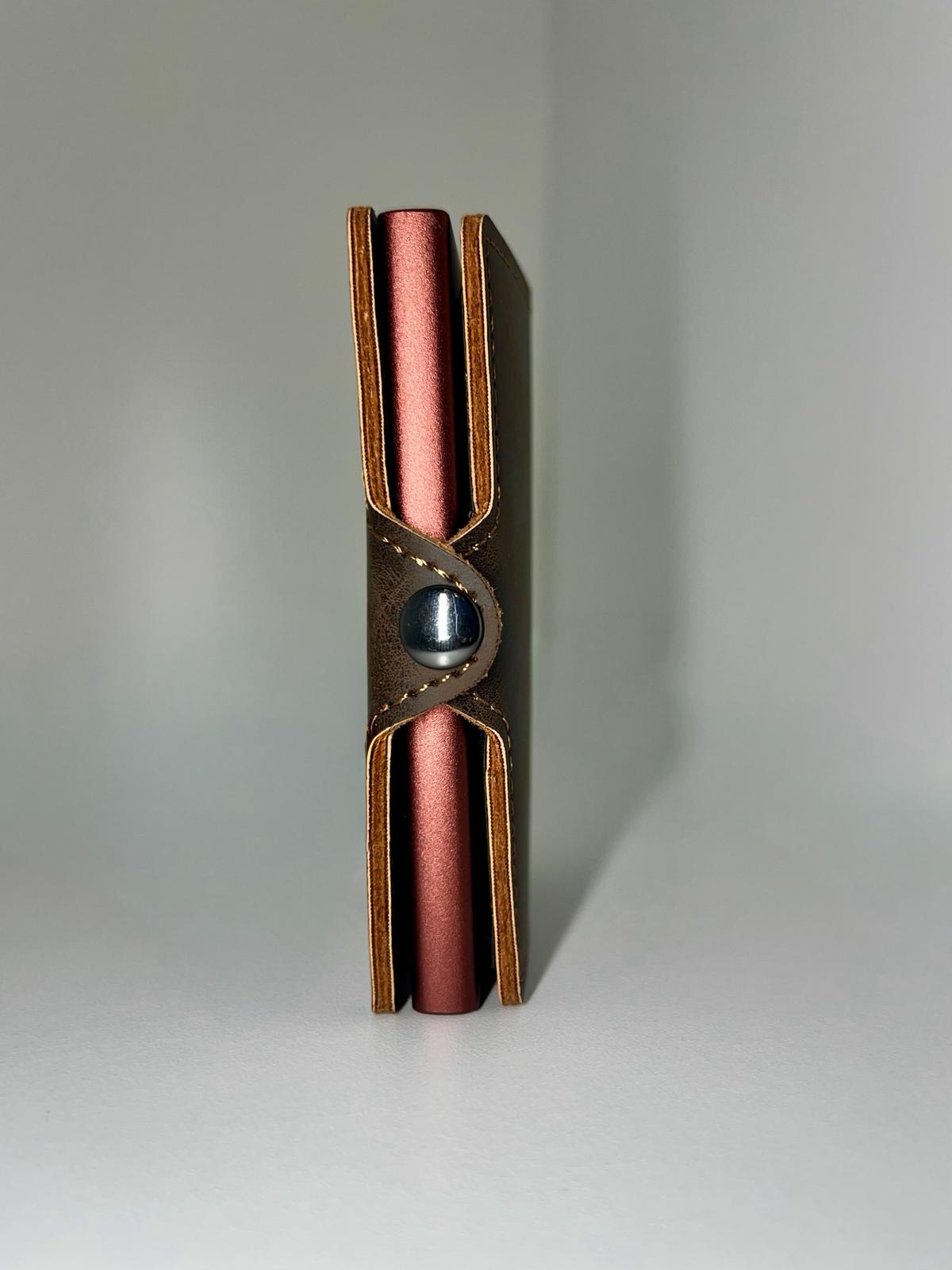 Portofel Clipster - dark brown