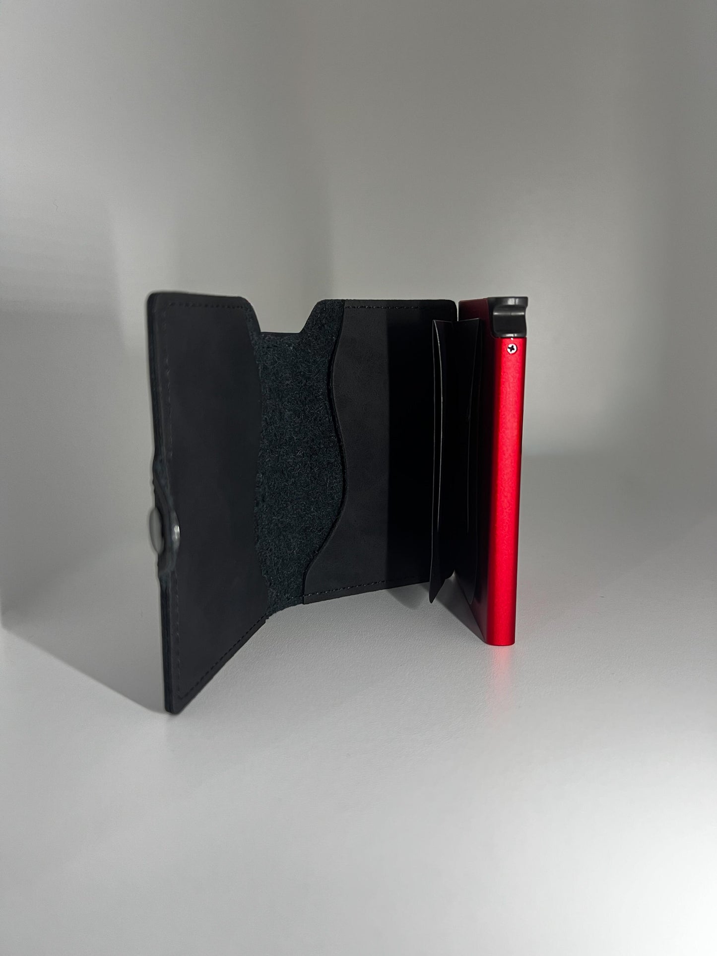 Portcard Clipster - black & red