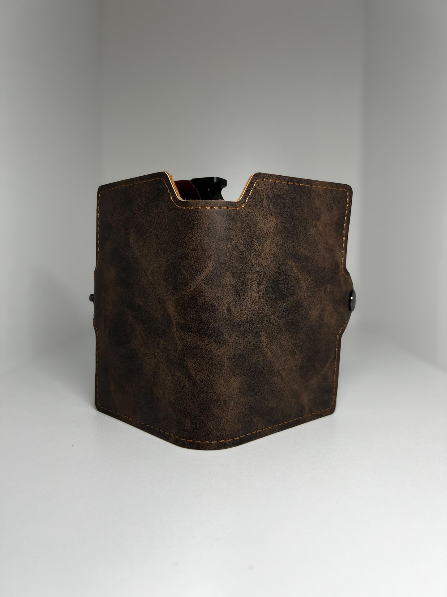 Portcard Clipster - dark brown