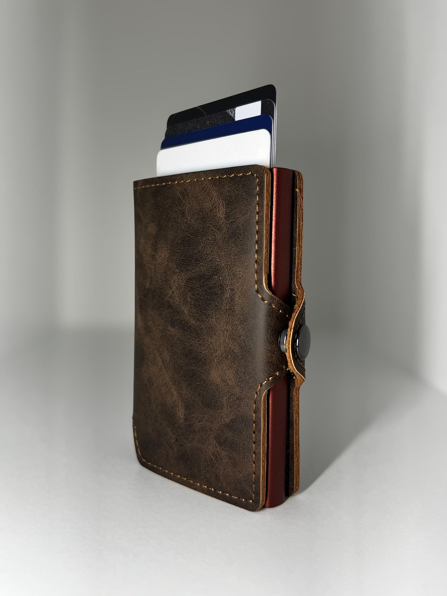 Portcard Clipster - dark brown