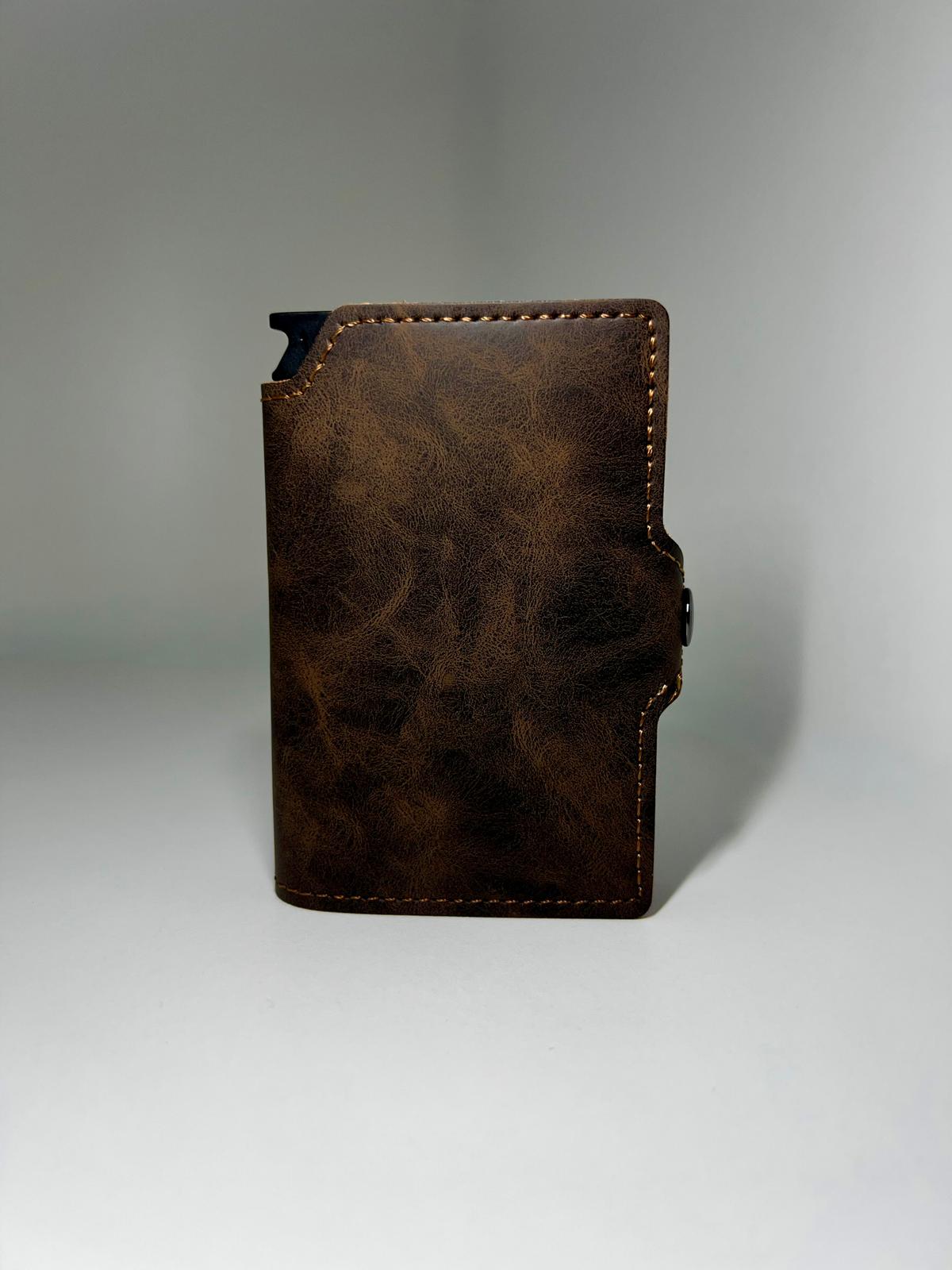 Portofel Clipster - dark brown