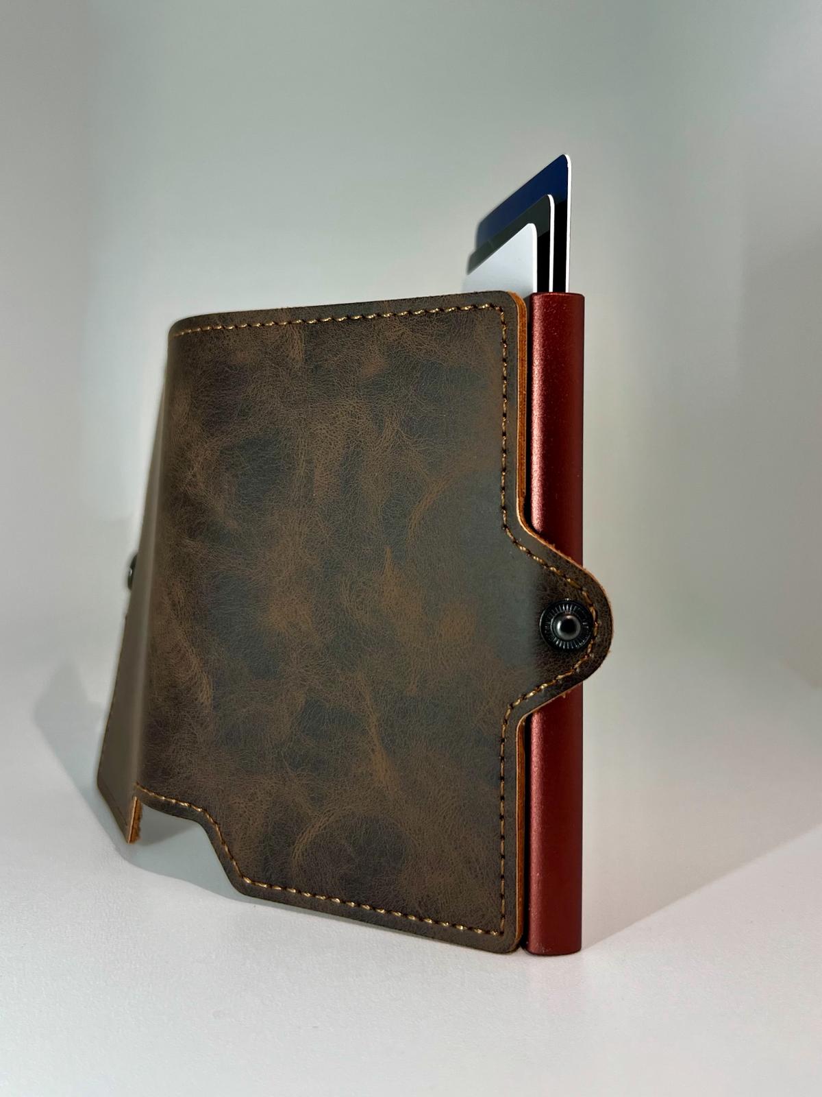 Portofel Clipster - dark brown